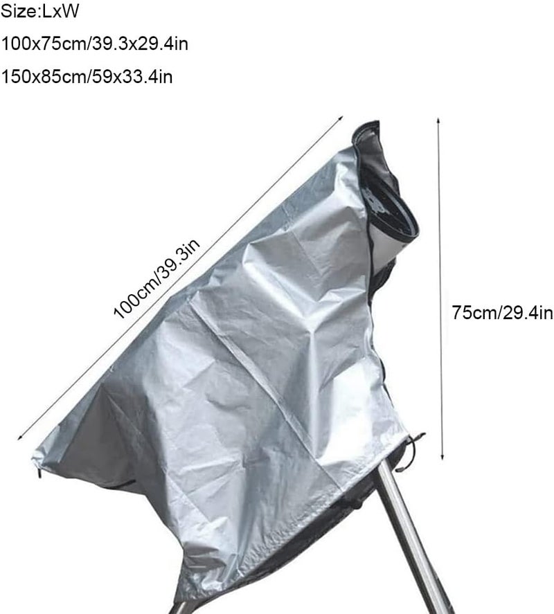 SUNSURE - Valid Brand غطاء تلسكوب مضاد للغبار 39x29 بوصة غطاء تلسكوب واقي مقاوم للماء مع حبل قابل للتعديل للاستخدام الداخلي أو الخارجي - Image 5